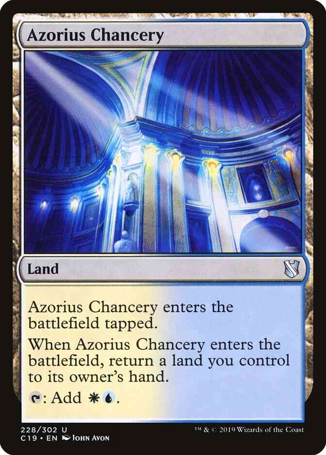 Azorius Chancery [228] [Commander 2019] [Non-Foil]