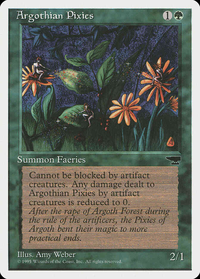 Argothian Pixies - Japanese [57] [Japanese Chronicles] [Non-Foil]