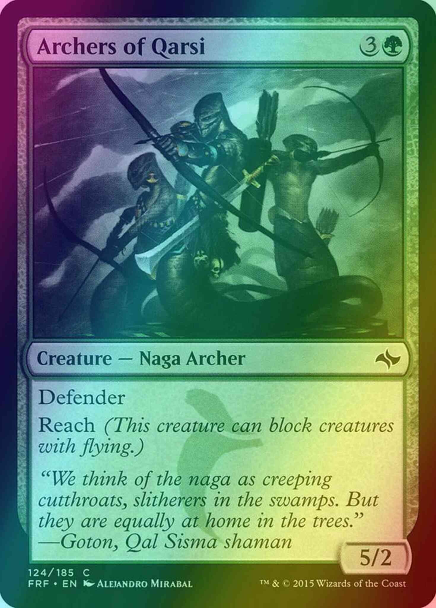 Archers of Qarsi [124] [Fate Reforged] [Foil]