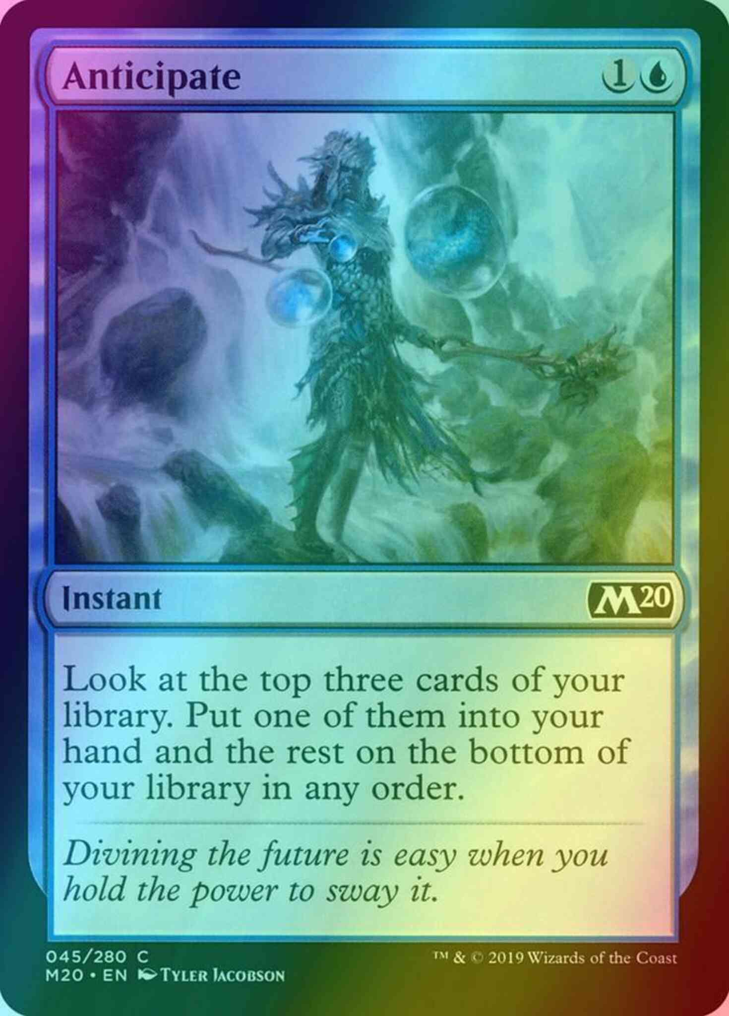 Anticipate [45] [Core Set 2020] [Foil]