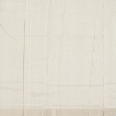 Taupe Handloom Plain Uppada Silk Saree With Gold Zari Border