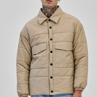 Beige Double Pocket Jacket