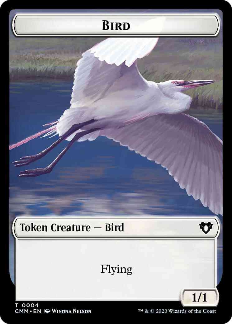 Bird Token (04) // Dwarf Berserker Token (23) [Commander Masters: Tokens] [Non-Foil]