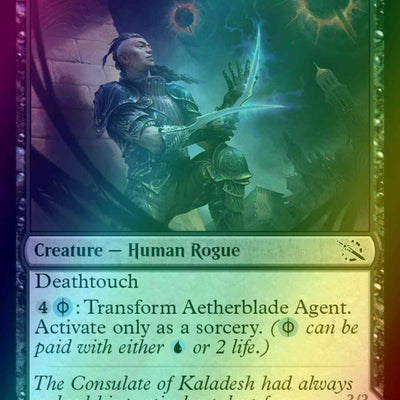 Aetherblade Agent // Gitaxian Mindstinger [88] [March of the Machine] [Foil]