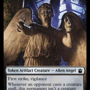 Alien Angel Token (11) // Cyberman Token (24) [Universes Beyond: Doctor Who: Tokens] [Non-Foil]