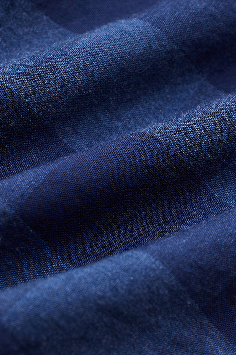 Blue Checks Slim Fit Shirt