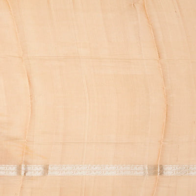 Peach Handloom Chirala Soft Silk Saree With Annam Motifs-Peach