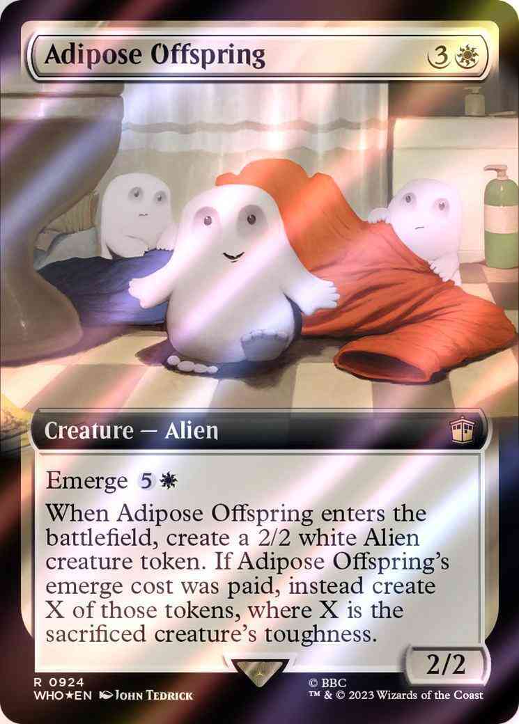 Adipose Offspring [924] [Extended Art] [Universes Beyond: Doctor Who] [Surge Foil]