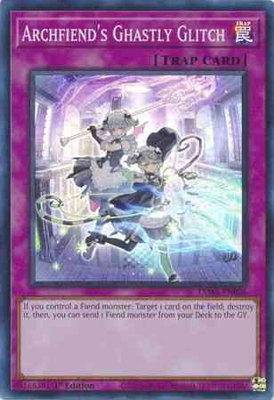 Archfiend's Ghastly Glitch - TAMA-EN026 - Super Rare - 1st Edition