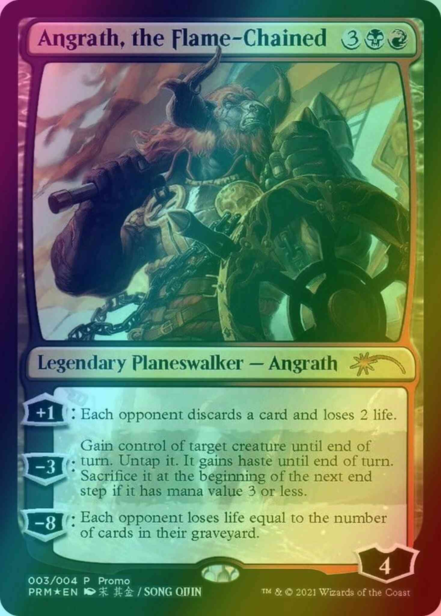Angrath, the Flame-Chained [3] [Year of the Ox 2021] [Foil]