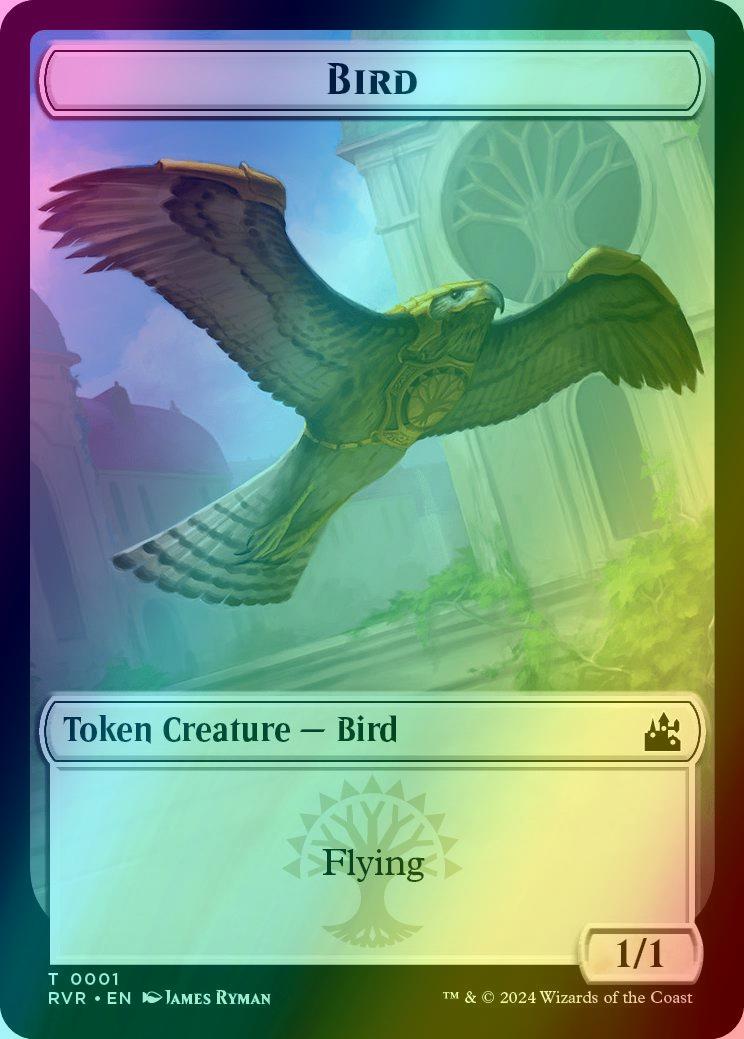 Angel Token (02) // Bird Token (01) [Ravnica Remastered: Tokens] [Foil]
