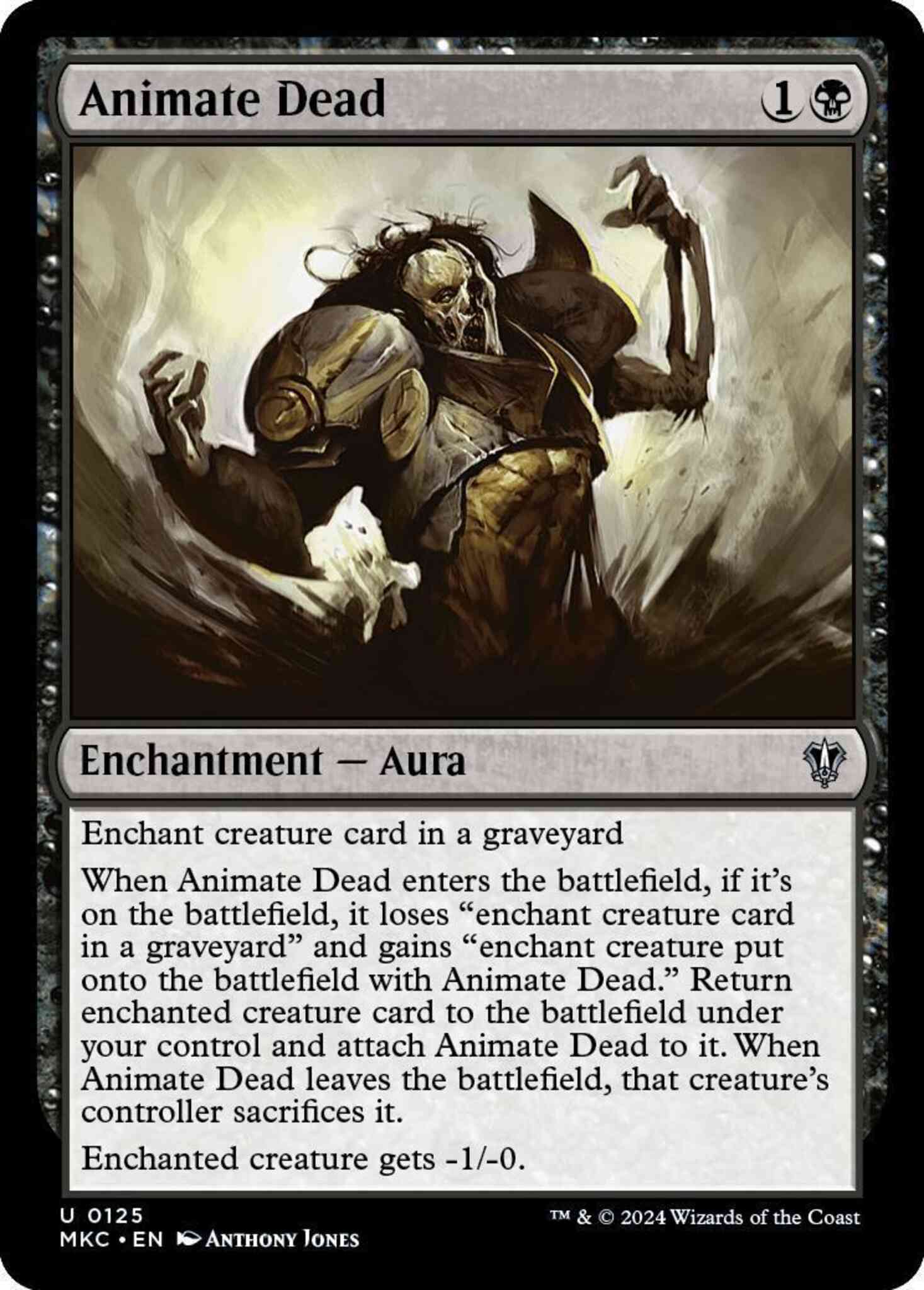 Animate Dead [125] [Murders at Karlov Manor: Commander] [Non-Foil]