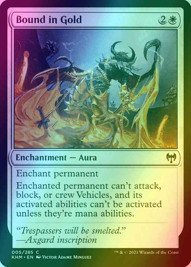 Bound in Gold [5] [Kaldheim] [Foil]