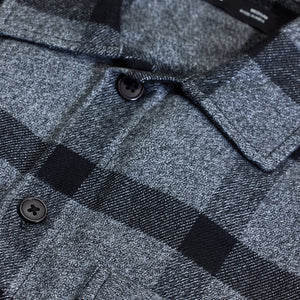 Grey Checks Relaxed Fit Overshirt