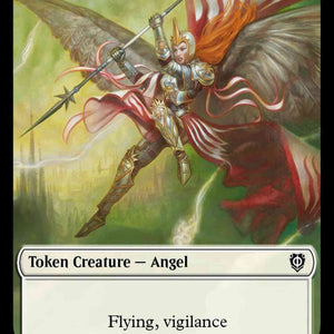 Angel Token (03) // Soldier Token (08) [Phyrexia: All Will Be One: Commander: Tokens] [Non-Foil]
