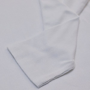 White Textured Sweatshirt