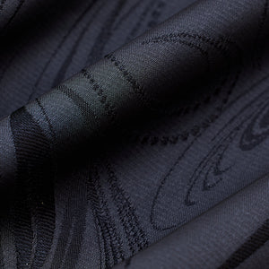 Black Self-Design Shirt