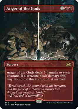 Anger of the Gods [358] [Borderless] [Double Masters 2022] [Non-Foil]