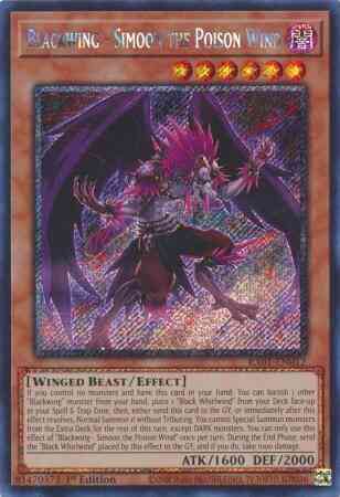 Blackwing - Simoon the Poison Wind - RA01-EN012 - Platinum Secret Rare - 1st Edition