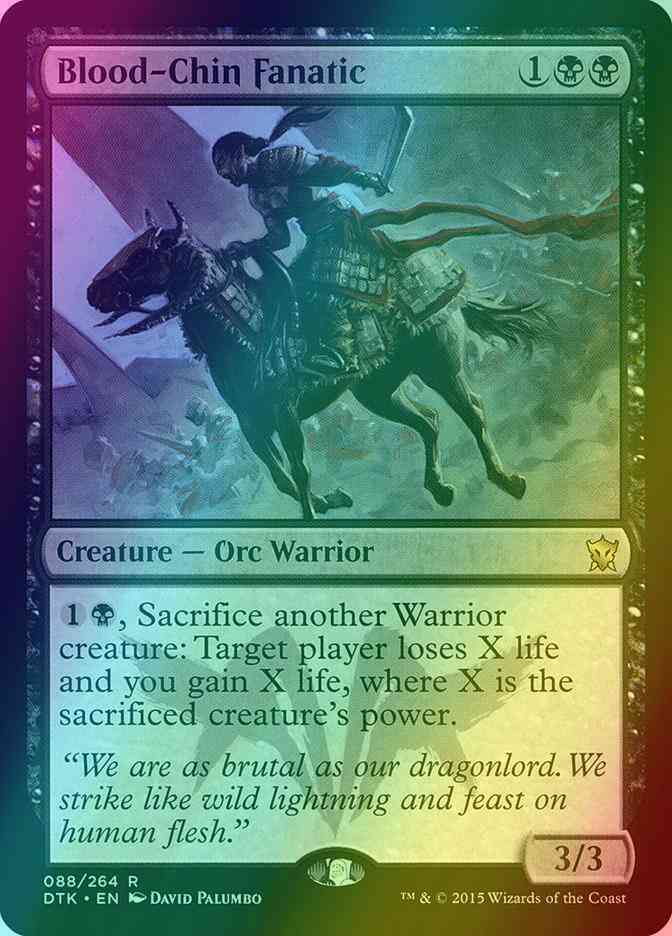 Blood-Chin Fanatic [88] [Dragons Of Tarkir] [Foil]