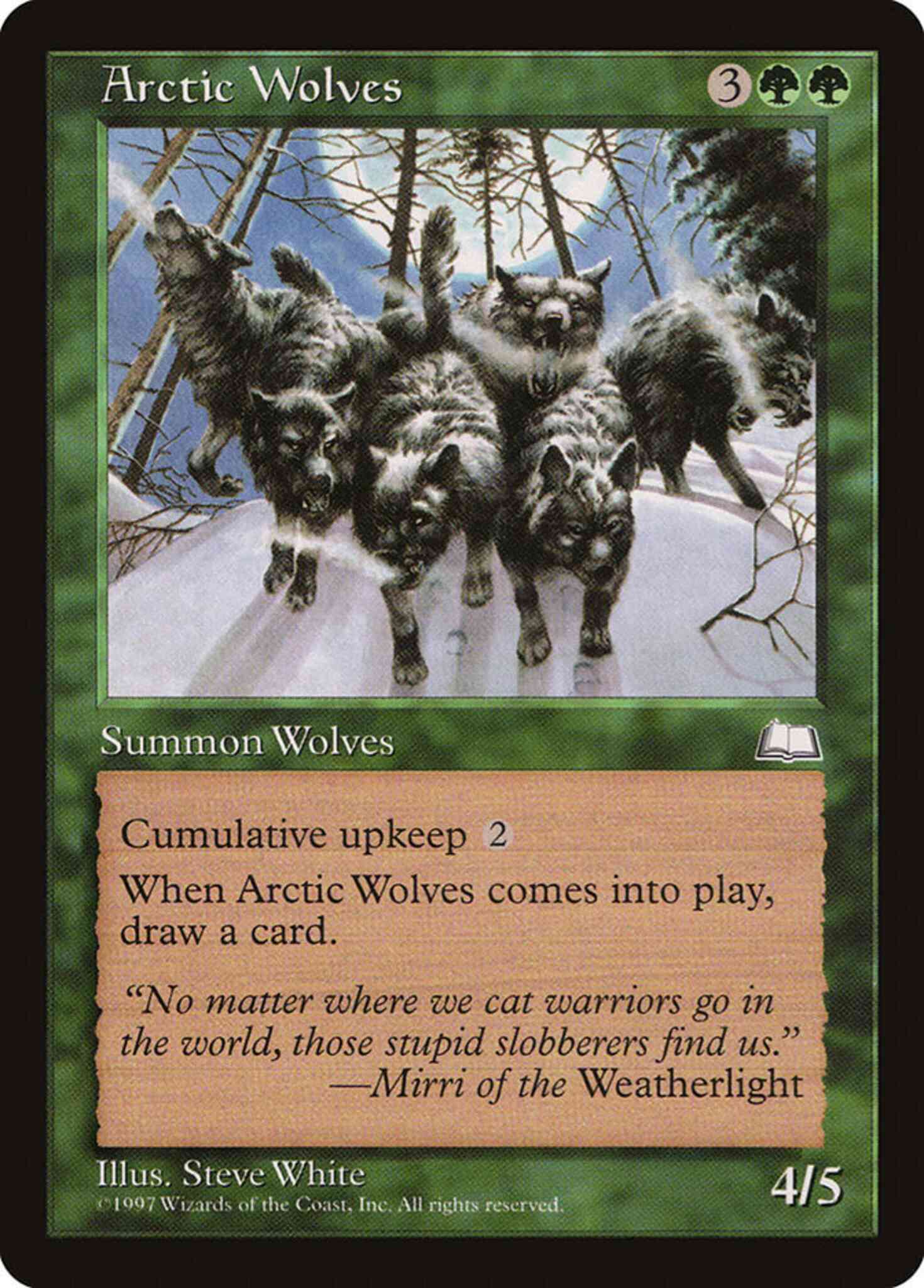 Arctic Wolves [118] [Weatherlight] [Non-Foil]