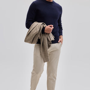 Navy Knitted Sweater