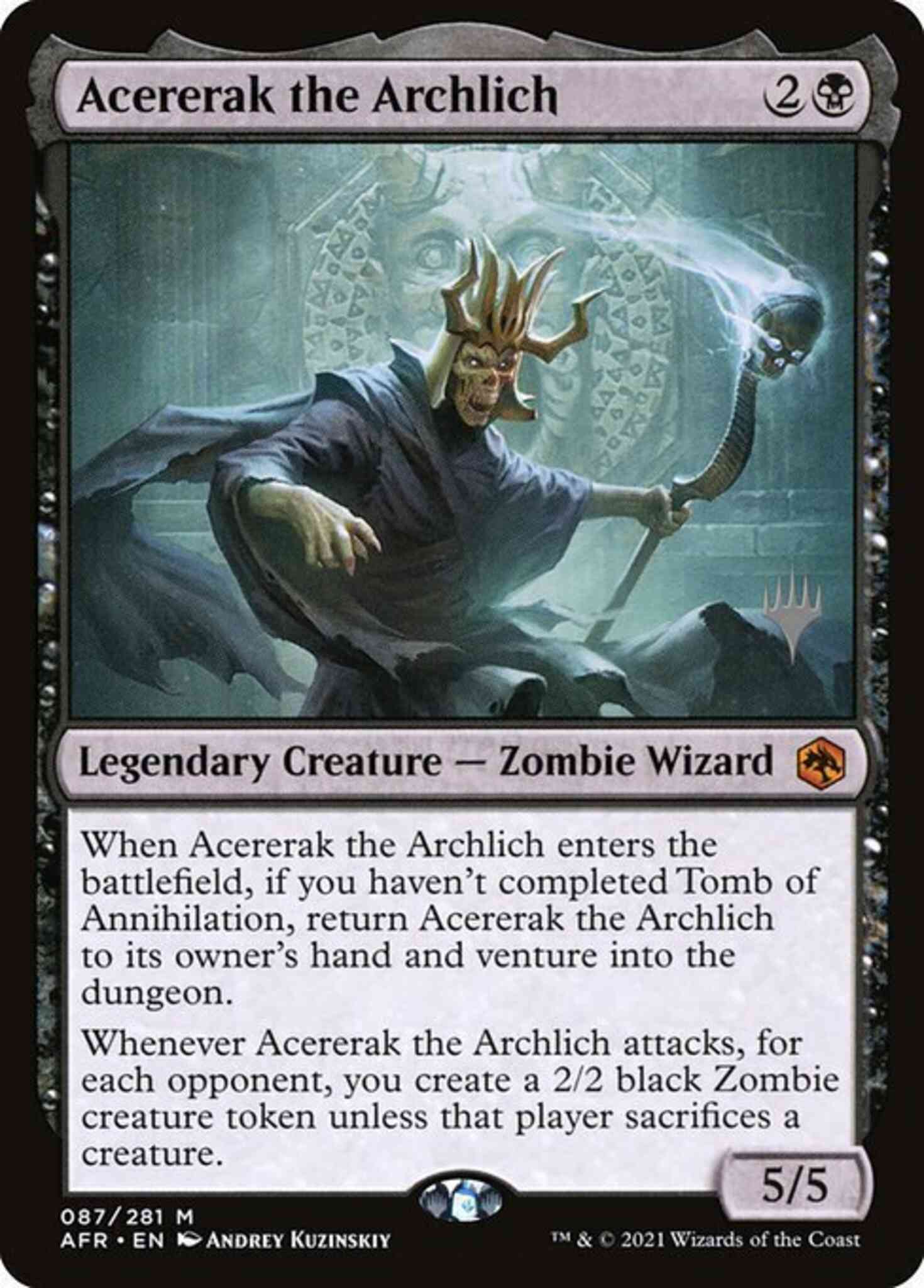 Acererak the Archlich [Promo Pack] [87p] [Adventures in the Forgotten Realms Promos] [Non-Foil]
