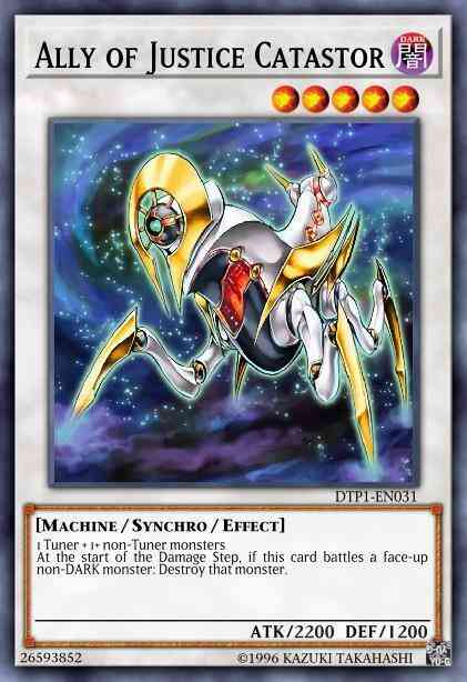Ally of Justice Catastor - DUDE-EN007 - Ultra Rare - 1st Edition