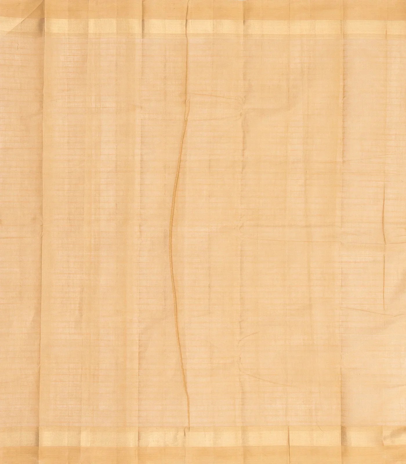 Cream Handloom Village Cotton Saree With Stripes