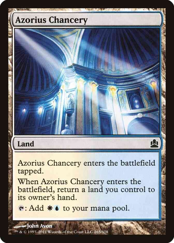 Azorius Chancery [265] [Commander 2011] [Non-Foil]