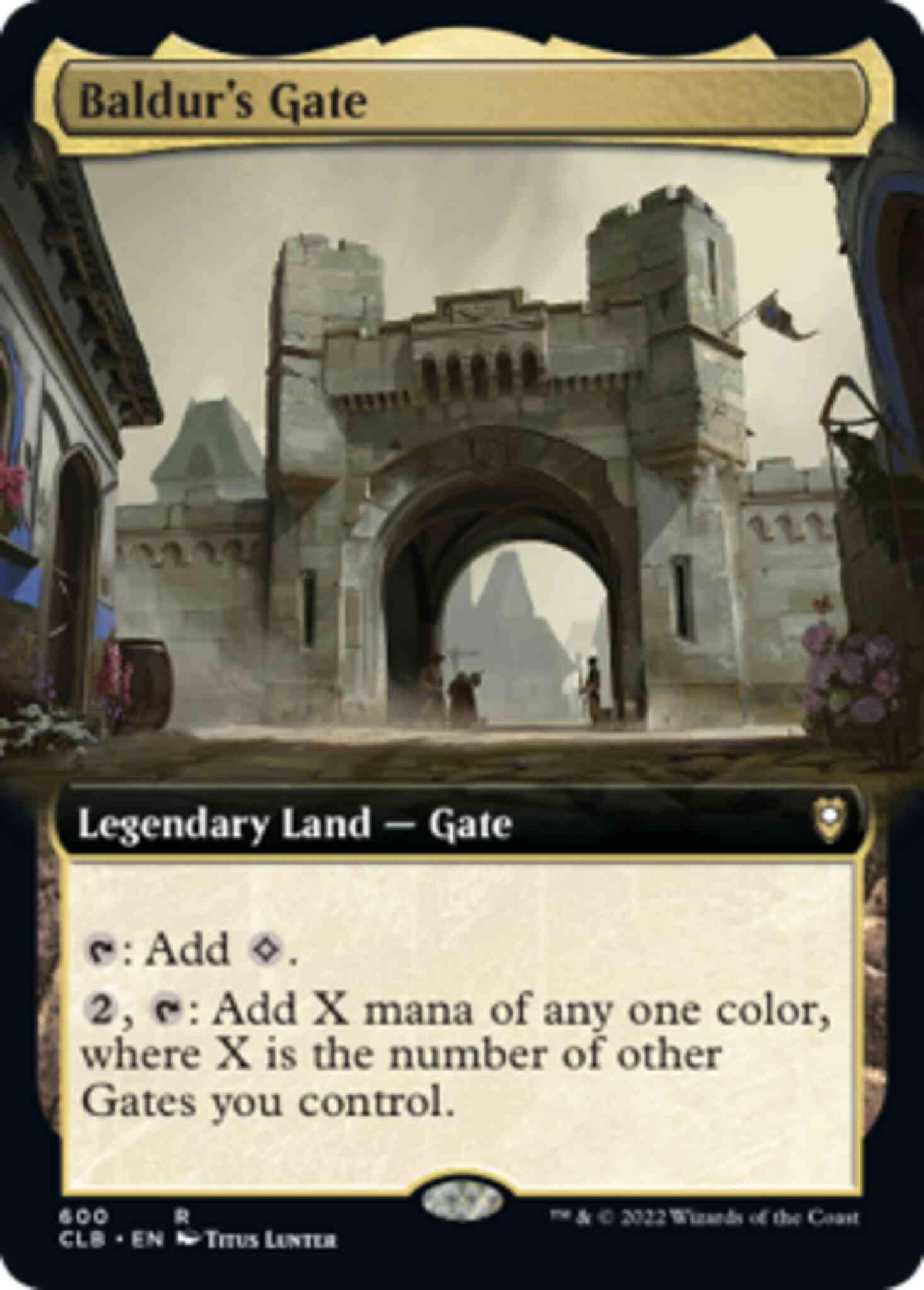 Baldur's Gate [600] [Extended Art] [Commander Legends: Battle for Baldur's Gate] [Non-Foil]