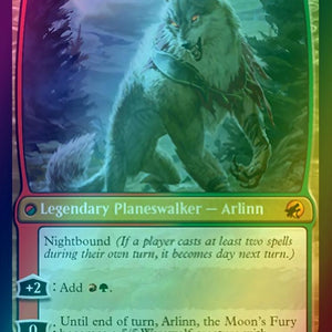 Arlinn, the Pack's Hope // Arlinn, the Moon's Fury [211] [Innistrad: Midnight Hunt] [Foil]