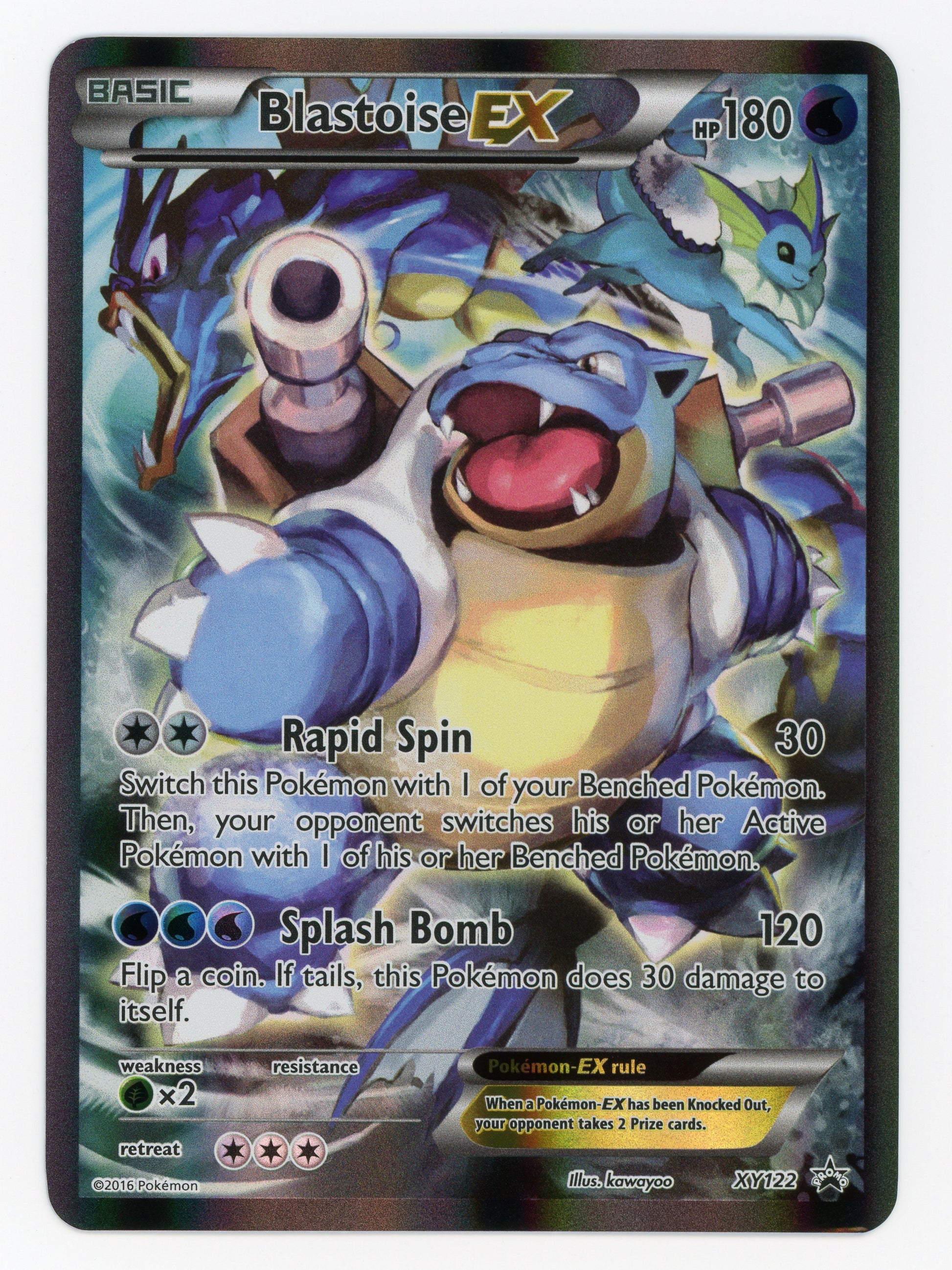 Blastoise-EX - XY122 - Promo - Ultra Rare - Scan 14890