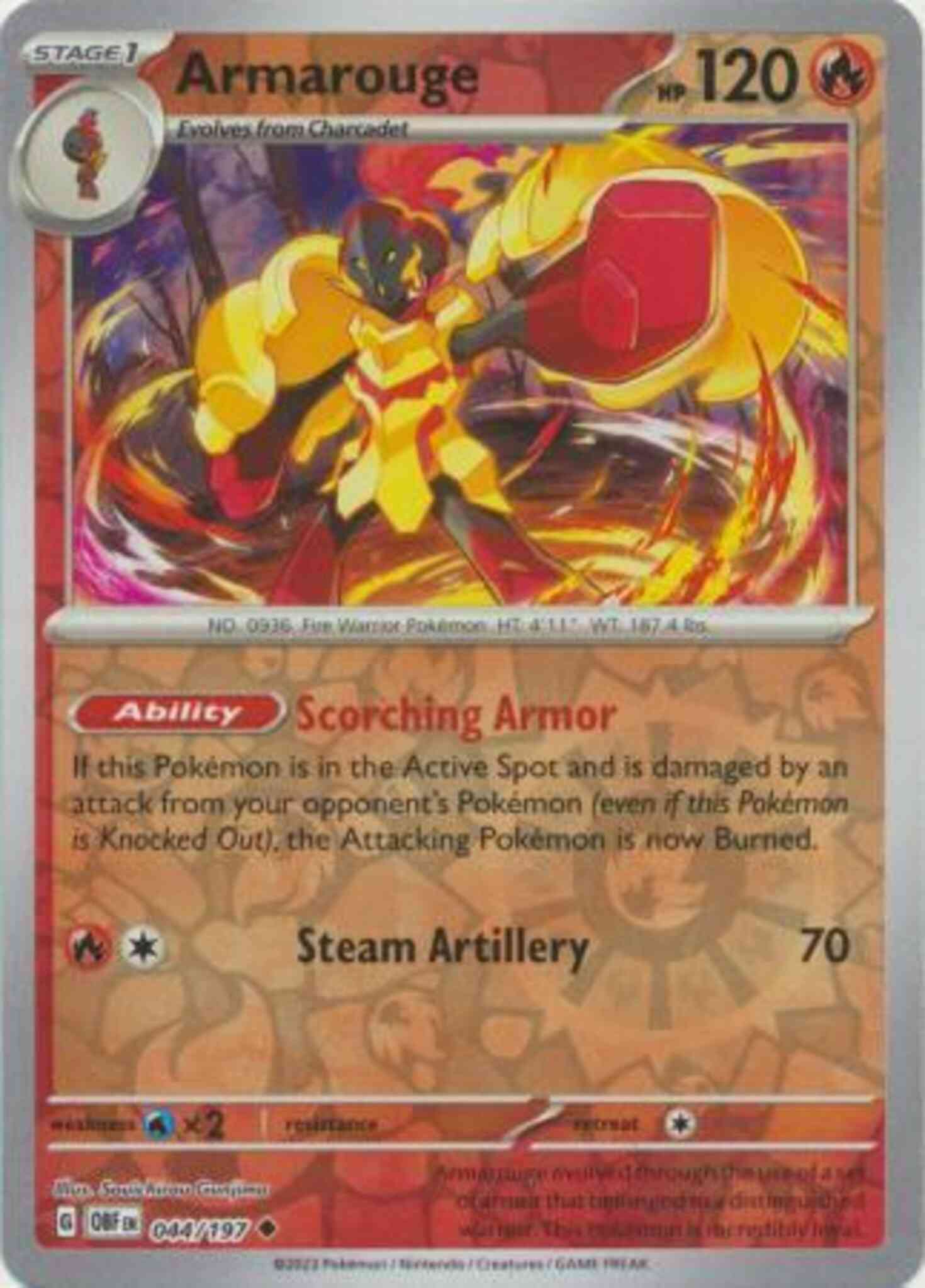 Armarouge - 044/197 - Uncommon [sv03-044] [Reverse Holo]