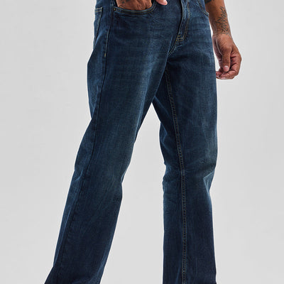 Dark Blue Bootcut Jeans