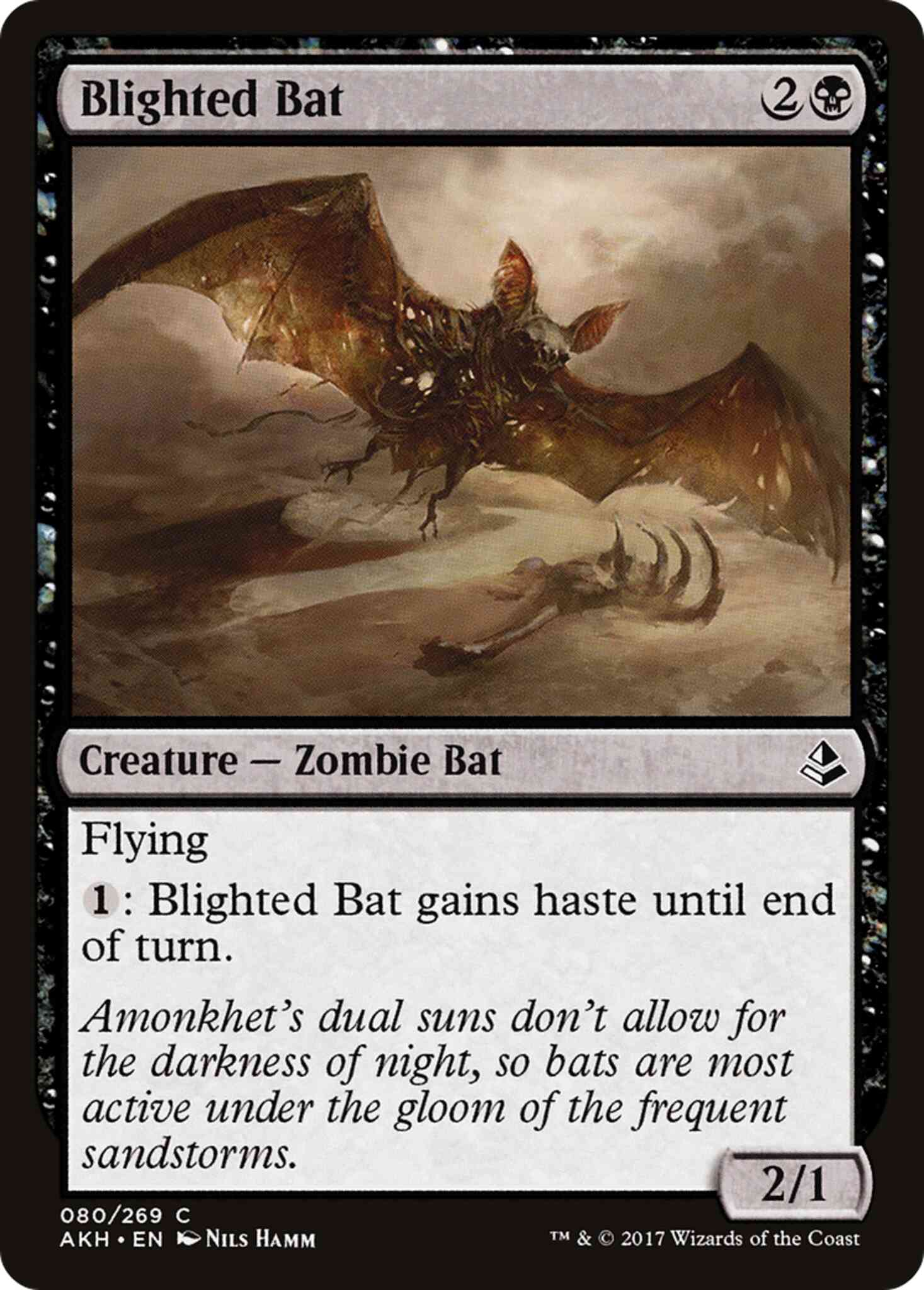 Blighted Bat [80] [Amonkhet] [Non-Foil]