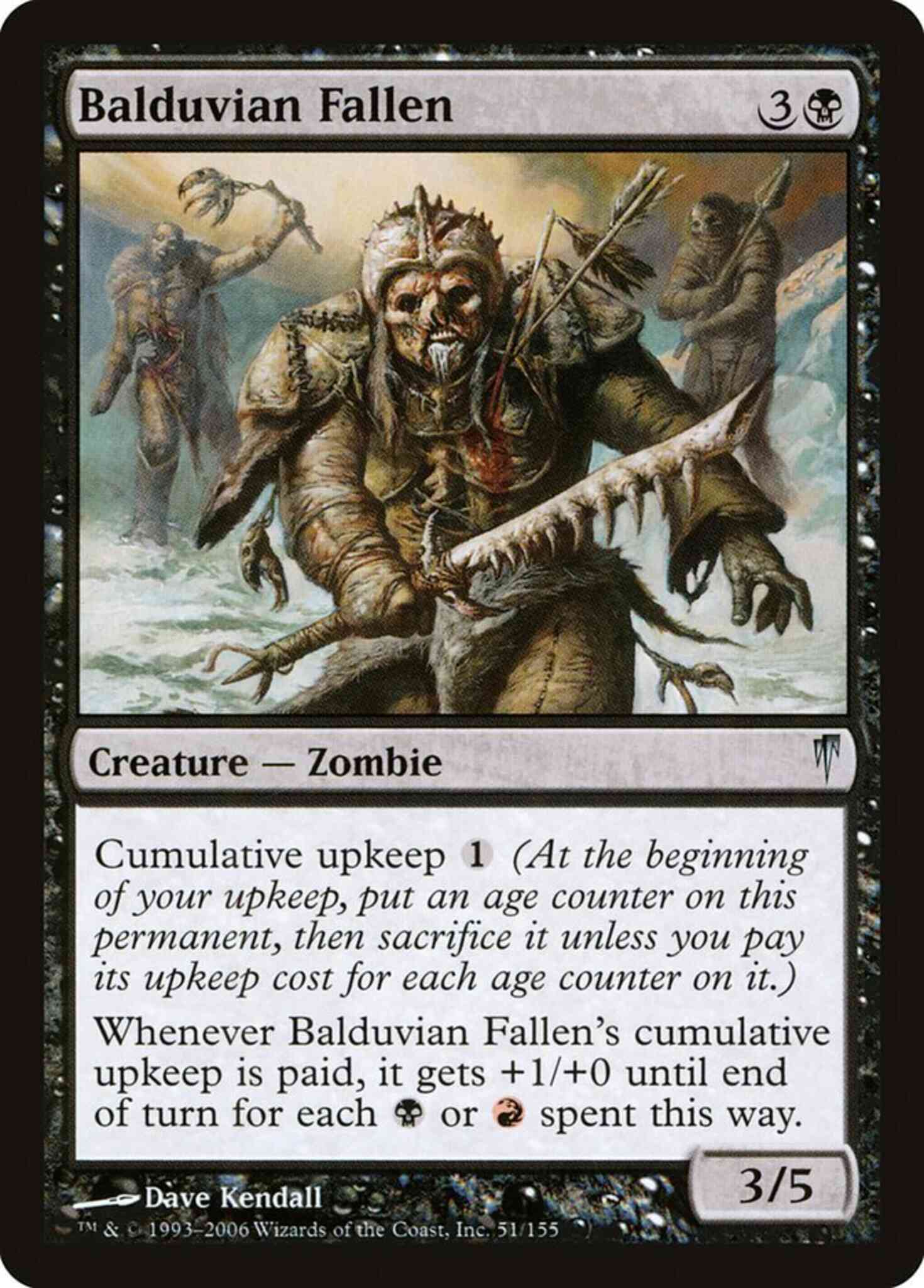 Balduvian Fallen [51] [Coldsnap] [Non-Foil]