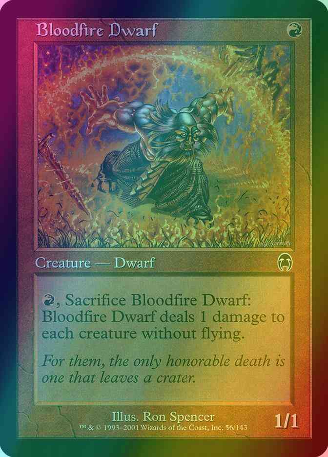 Bloodfire Dwarf [56] [Apocalypse] [Foil]