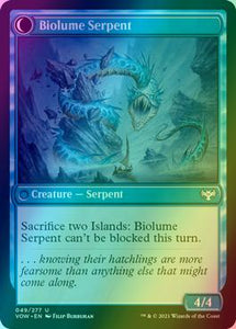 Biolume Egg // Biolume Serpent [49] [Innistrad: Crimson Vow] [Foil]