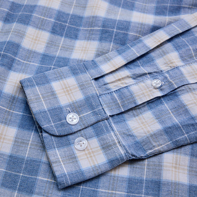Blue Checks Slim Fit Shirt