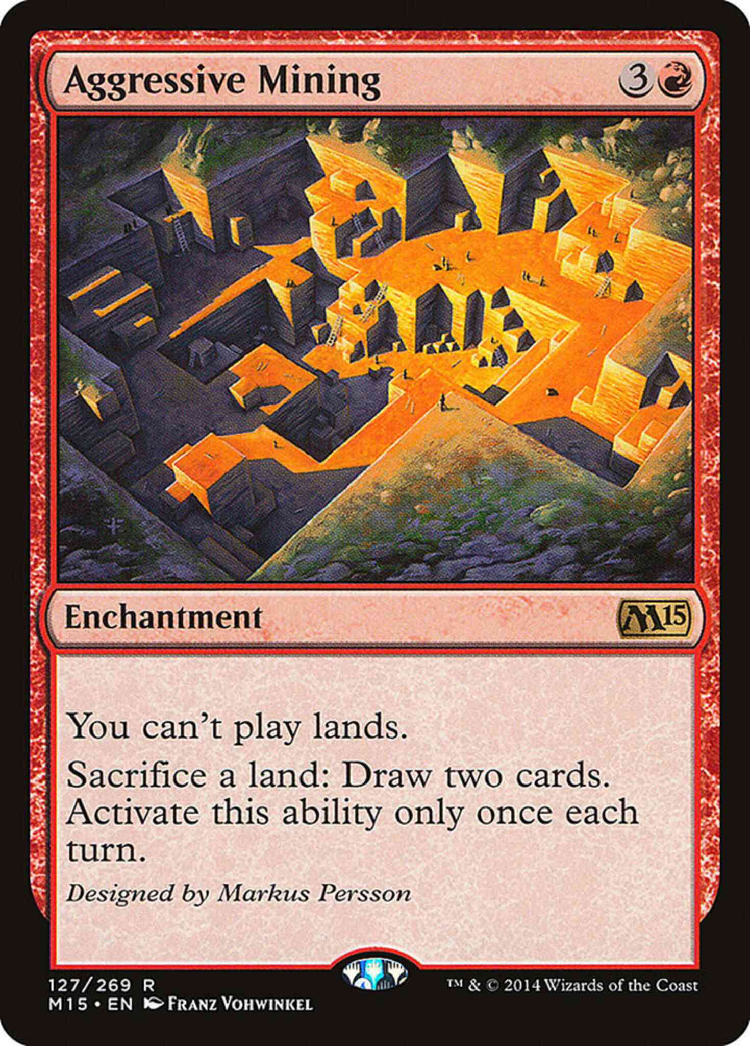 Aggressive Mining [127] [Magic 2015] [Non-Foil]