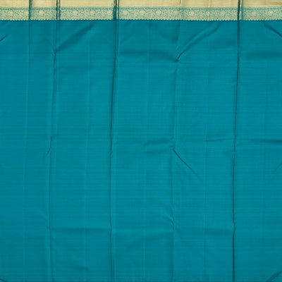 Magenta Handloom Kanchipuram Korvai Silk Saree With Stripes