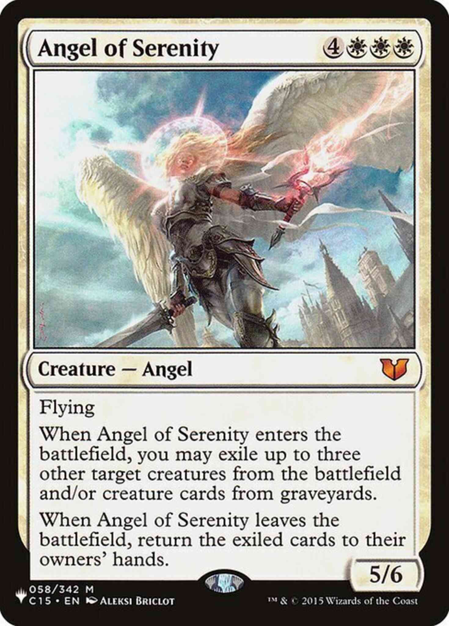 Angel of Serenity [C15-58] [The List] [Non-Foil]