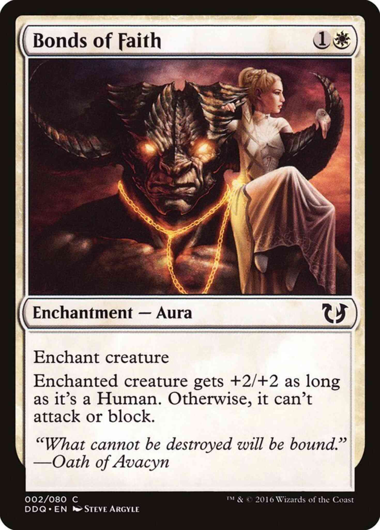 Bonds of Faith [2] [Duel Decks Blessed vs Cursed] [Non-Foil]