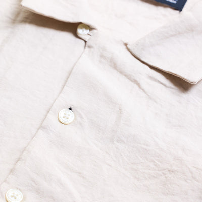 Cream Slim Fit Shirt