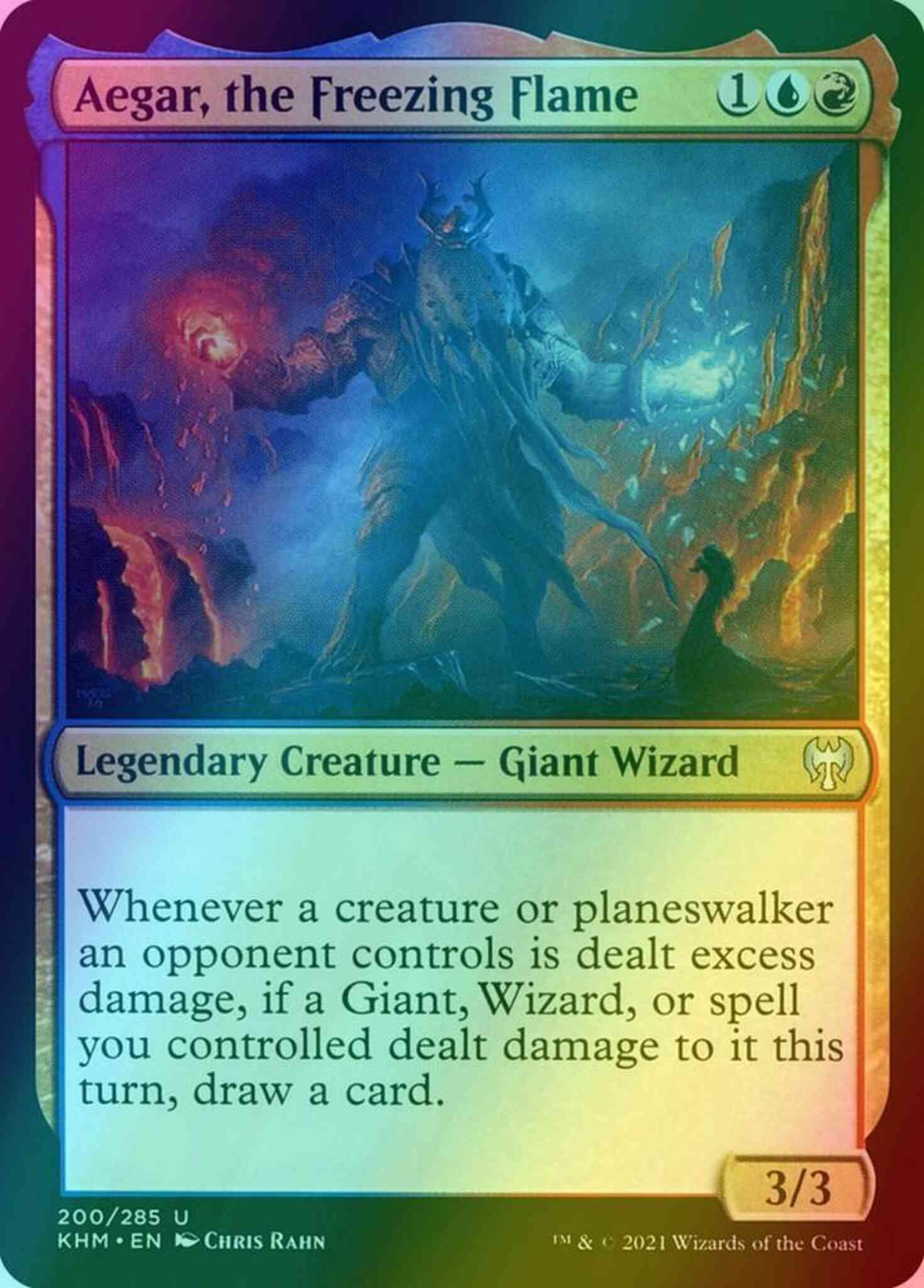 Aegar, the Freezing Flame [200] [Kaldheim] [Foil]