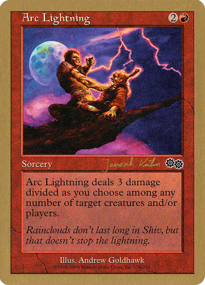 Arc Lightning [jk174] [World Championship Decks 2000] [Non-Foil]