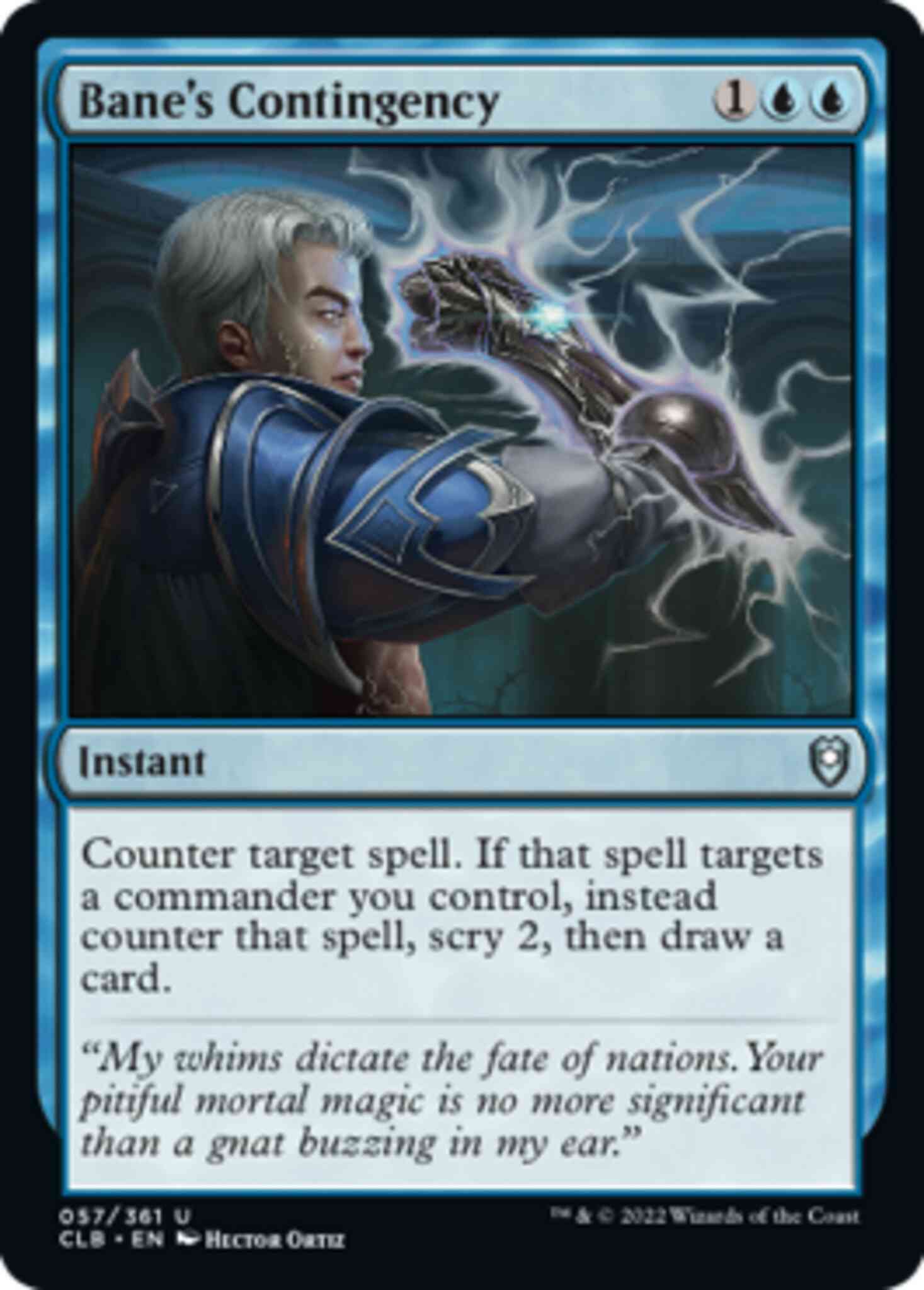 Bane's Contingency [57] [Commander Legends: Battle for Baldur's Gate] [Non-Foil]