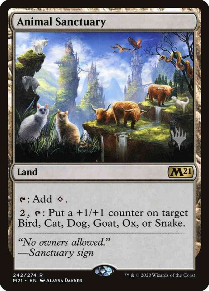 Animal Sanctuary [Promo Pack] [242p] [Core Set 2021 Promos] [Foil]