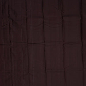 Dark Olive Handloom Kanchipuram Silk Saree With Checks & Buttas